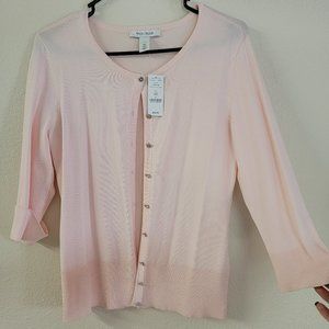 White House Black Market Pink Sweater/Cardigan